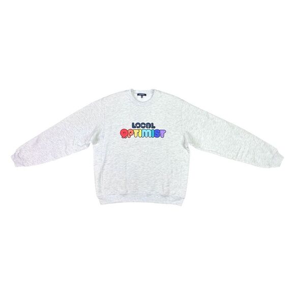 MadHappy Local Optimist Fleece Crewneck Sweatshirt - Size Medium - Picture 3 of 7